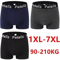 Big Size Трусы Мужские Boxer Homme Шорты Мужские Men's Boxers 7XL for 90-210kg Comfortable Underwear Cotton Shorts Men Briefs