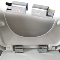 Toilet Lid Hinges Toilet Soft Close Fittings Toilet Cover Mounting Fixing Connector Rotating Damper Hinges