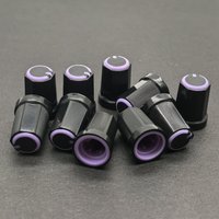 10Pcs Potentiometer Rotary Knob Mixer effector knob cap for 6mm Knurled Shaft 270° D-axis
