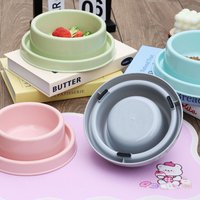 Non-Slip Anti-Tip Pet Bowls for Dogs Cats Spill-Proof Food Water Dishes Stable Base Feeding Bowls Durable Pet Supplies