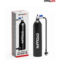 AliExpress CYCLAMI 1.3L Aluminum Alloy MTB Road Inflator Tyre Air bottle Tire Booster With Valve Gas Cylinder For Bike Tubeless 29