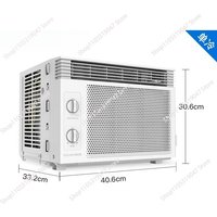 No External Unit Window Air Conditioner, All-in-one Integrated Window AC Unit, Single Cooling Inverter Window Mount Air Cooler