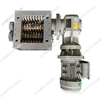 160 type shredder chassis, single and double shaft crusher plastic meal food waste metal garbage wood small shredder