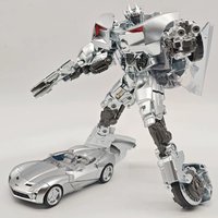16 cm großer, verwandelbarer Roboter HP-01 War Dancer, fein bemalte Sideswipe-Actionfigur, Corvette Assassin Sportwagen, verformbares Modellspielzeug