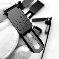 Small-sized K-Sheath Holster Back Clip, Stainless Steel Clip - on Universal Knife Sheath Belt Clip, Holster Clip, Waist Clip