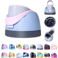 Universal Bottle Lid Replacement Leakproof Flip Top Cover Compatible with 16oz 24oz 32oz 40oz Cups for Outdoor Gym Hiking