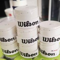 15/30PCS Wilson Tennis Overgrip PU Tennis Racket Sweat Band Absorption Grip Badminton Racket Handle Grip Tennis Griptape