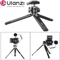 Ulanzi MT-24 Vlog Lite Metal Tripod With Ballhead Extendable 1/4'' Tripod Monopod Cold Shoe Arca Quick Swiss 2.5KG Max Load image 4