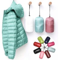 Veste froide en duvet de canard blanc clair pour femme, nouvelle mode d'hiver 2023, doudoune Slim, manteau Portable coupe-vent