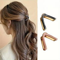 1pc Vintage Triangle Hair Clip,Elegant Small Hair Accessory for Women, Perfect for Valentine's Day, Alloy Hair Clip. Hair Clip