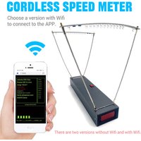Cordless 30-9999 FPS Ballistic Chronograph Speed Meter, Portable Velocimetry Device for Slingshot Enthusiasts & Shooting Sports