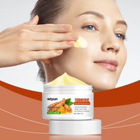 Turmeric Face Cream Freckle Whitening Dilute Melanin Repair Acne Deep Moisturizing Nourish Hydrating Smooth Brightening Lotion