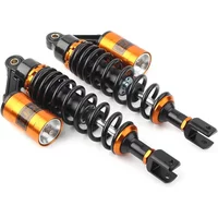 2X 320mm 12.5'' Motorcycle Accessories Damping Adjust Air Rear Shock Absorber ATV Quad Go karts
