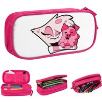 Angel Dust And Fat Nuggets Hazbins Hotels Pencil Case Pen Box Bag Girl Boy Big Capacity School Supplies Gifts Pencilcases