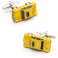 iGame Men's Fashion Cuff Links Yellow Color Taxi Design Quality Brass Material Car Cufflinks Wholesale & Retail