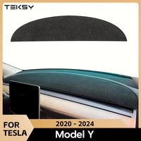 Anti-UV Dashboard Cover For Tesla Model Y 2024 2023 2022 Center Console Accessories Dash Mat Protector Pad Sunshade