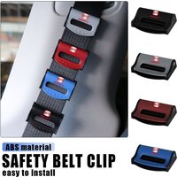 2pcs Car Safety Seat Belt Elastic Fixing Stopper Anti-Slip Adjuster Clip For SEAT Ibiza 6l 6j 5f 1p Cupra FR Racing Arona Ateca
