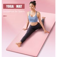 Pink Thicker NBR Yoga Mats Anti-slip Sport Fitness Mats Blanket For Exercise Yoga Pilates Gymnastics Fitness Equipment Free Gift