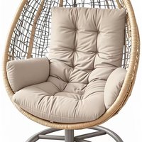 All-Season Swing Cushion Replacement Pad Durable Fabric Outdoor Terrace Balcony Garden Cushion Solely Swing Chair Not Included