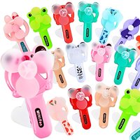 2/4pcs Random Style Hand Press Mini Fan, Summer Cooling Supplies for Outdoor, School, Travel & Party Favors YMY