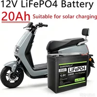 2026 Neuer 12V 20Ah LiFePO4-Akku, wiederaufladbarer Lithium-Eisenphosphat-Akku für Roller, Schiffsmotoren und Outdoor-Stromversorgungen, unterstützt Serien- und Parallelschaltung.