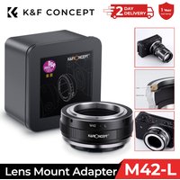 K&F CONCEPT M42-L Lens Adapter M42 Screw Lens to L Mount Adapter Ring for M42 Lens to Sigma Leica Panasonic L Mount Camera Body