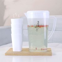 Drinkware Large Capacity Cold Water Kettle 1.3/2.2/3L Heat Resistant Pitcher Plastic Fall-resistant Juice Jug Refrigerator