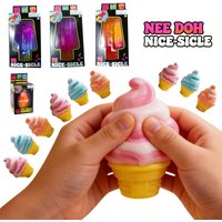 Schylling Ice Cream & Popsicle Squishy Toy Anti Anxiety Stress Relief Fidget Toy Sensory Play Toy for Kids Adults
