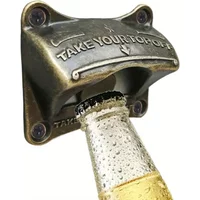 1/5/10pcs "Take Your Top Off" Bottle Opener Wall Mounted Retro Openers Vintage BBQ DIY Solid Opener Tools Bar Decorative Opener