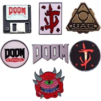 Movie Game Series Badge Metal Enamel Pin Fashion Elements Applied To Clothing Backpack Decorate Brooch Movie Fans Gift Collect