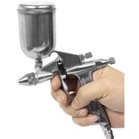 K-3 125ml Mini pistolet de pulvérisation d'air de peinture 0.5mm buse d'atomisation pneumatique pulvérisateur d'air atomiseur aérographe outil de réparation de peinture sur cuir