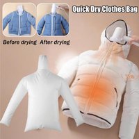 Portable Blow Dryer Bag Fast Drying Garment for Down Jackets Clothes Steamer Quick Dry Bag with Air Dryer Function Home Use