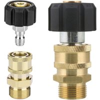 Car Wash Gun Adaptor M22-14/15MM To 1/4" 3/8" Quick Hitch Connect High Pressure Wash Swivel Adaptor