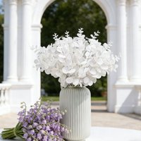 Artificial Multicolor Eucalyptus Leaves Faux Greenery Wedding Bridal Bouquets Home Room Outdoor Table Vases DIY Decorative Gifts