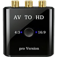 RCA AV To HDMI-compatible Converter AV/CVSB L/R Video Box 4:3 /16:9