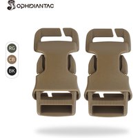 OPHIDIANTAC 1 Inch QASM Buckle Quick Attach Surface Mount MOLLE PALS Webbing Airsoft Hunting Vest Modular Attachment Point