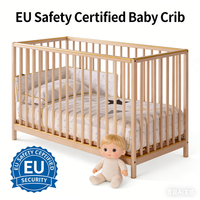 Baby Crib Lifting Mobile BedsideSplicing Solid Wood Guardrail Round Toddler Bed