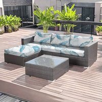 Coated Waterproof Outdoor Sofa Cushion Cover Dustproof Protector for Rattan Chair Patio Garden Courtyard Furniture Cover