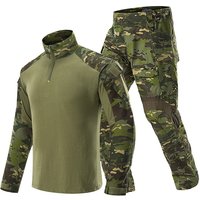 G3 Tactical Camo Sets for Summer Russian Man Slim Fit Frog Suit Outdoor Quick Dry Combat Gear Zipper Collar Military Uniform