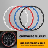 2025 Hot 16/17/18/19/20inch 4pcs Universal Car Vehicle Wheel Rims Edge Protector Ring Tire Guard Decoration Strip For Tesla