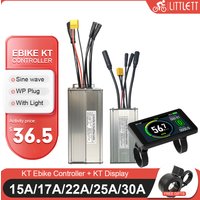 Electric Bike KT Controller 36V 48V 17A-30A Waterproof Plug with Light Function LCD Display 250W-1000W Motor