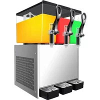 New 12LX3 Commercial Refrigeration Beverage Machine Three Cylinder Buffet Hot And Cold Stalls Plum Soup Juice Machine