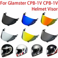 GLAMSTER Helmet Visor for SHOEI GLAMSTER Windproof Lens Face Shield Fog-Resistant Visière Anti-UV Sunscreen Visera Casco Moto