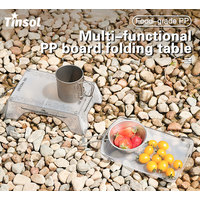2026 New Ultralight Folding mini Table Small Folding PP Camp Table & Tray 97 g Portable for Camping, Hiking Equipment UL Gear