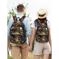 Jurassic Rebirth Dinosaurs Attack World Classical Backpack Sports Work Covert Mission Daypack for Men Women Laptop Canvas Bags