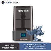 ANYCUBIC Photon Mono 4 AE Version LCD-UV-Harz-3D-Drucker mit 7" 10K High-Definition-Bildschirm Hochgeschwindigkeits-3D-Druckgröße 153 × 87 × 165 mm