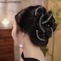 Elegant Sweet Mesh Bow Hair Clip For Women โ Sophisticated Headwear Accessory Ideal For Gifting