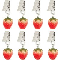 Set of 8 Strawberry Table Weights Hangers Tablecloth Weights Clip Table Cloth Weights Clips Handicraft Weights Clips for Home