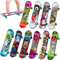 10Pcs Mini Finger Skateboard Fingertip Toy Set Kids Birthday Gift Party Favors School Classroom Reward Educational