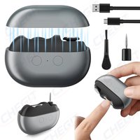 3IN1 Nail Clippers, 3 in 1 Smart Electric Nail Clipper for Seniors, Safety Fingernail Trimmer Polisher & with LED Light